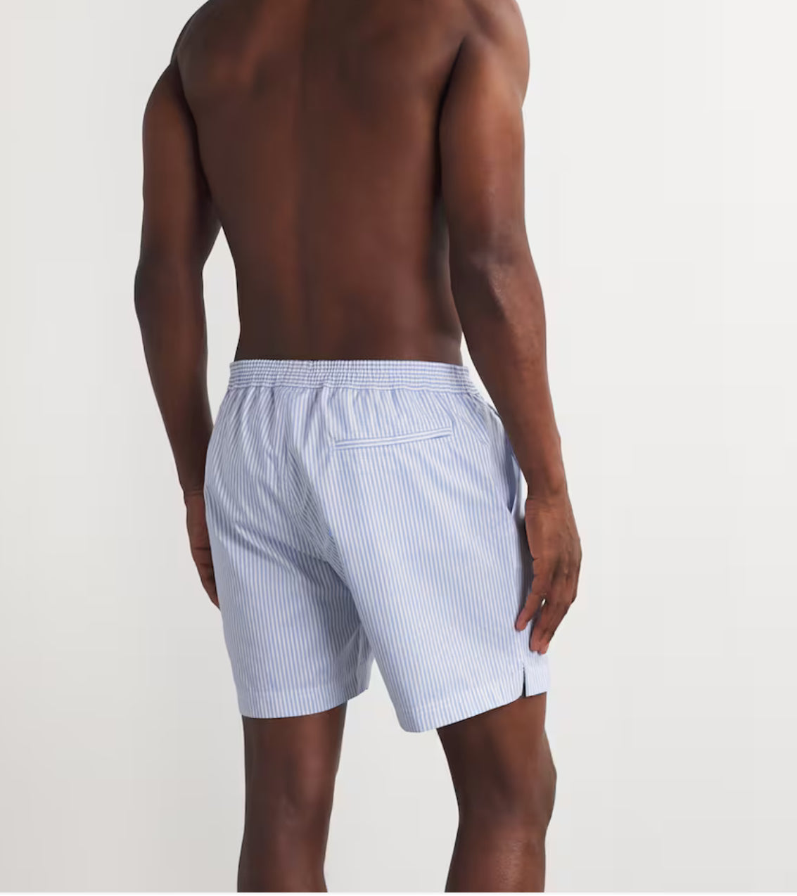 Drawstring Striped Swim Shorts