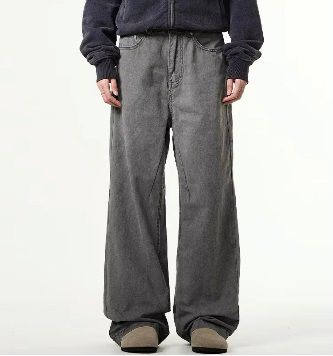 “The Baggy” Gray Denim