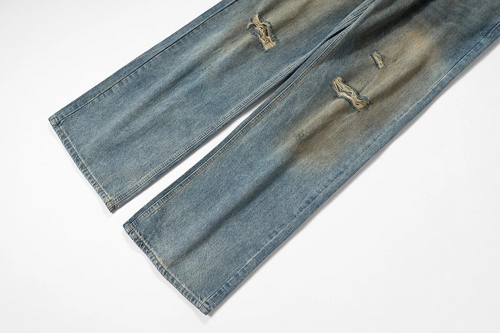 “The Baggy” Thrashed Denim