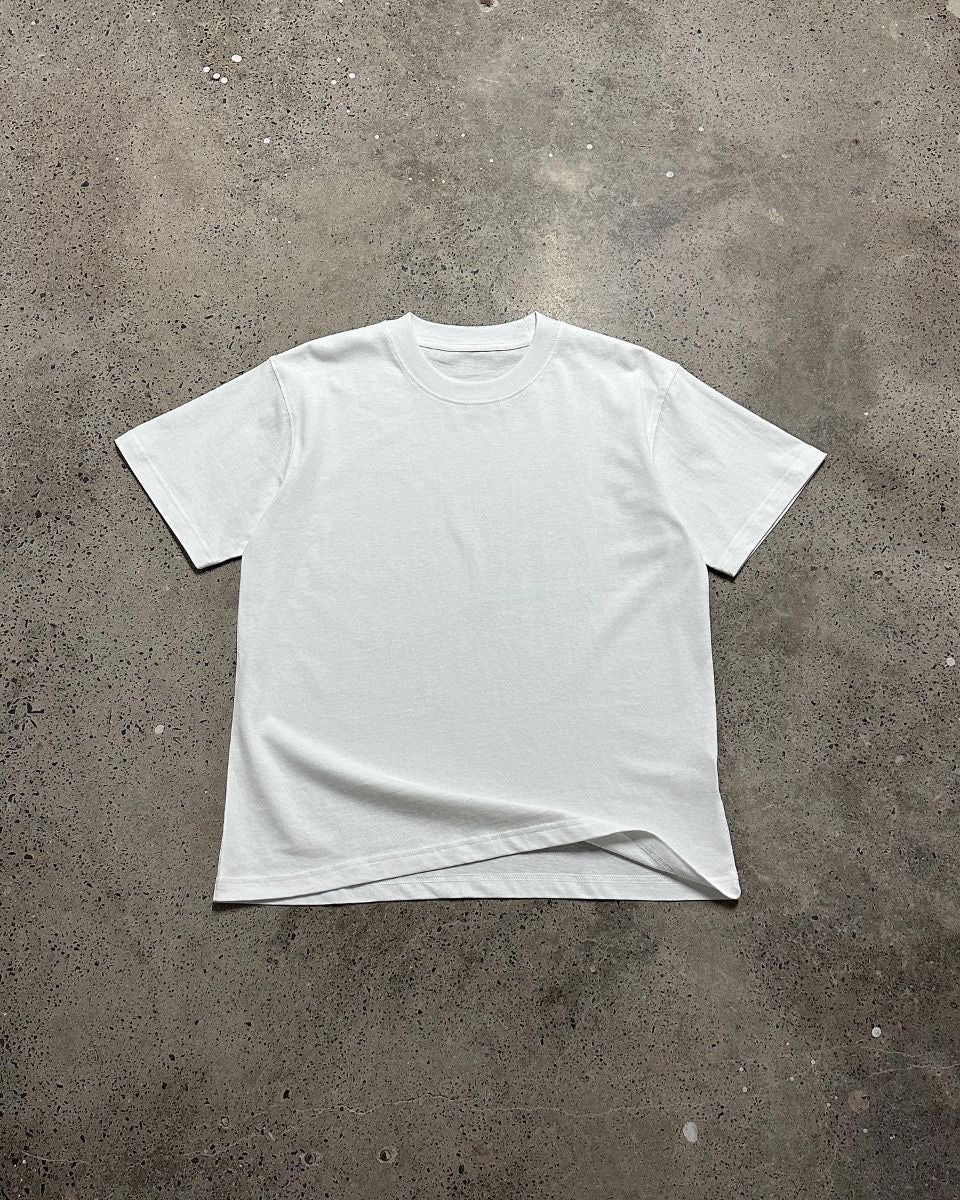 “The 90s” White Blank Tee