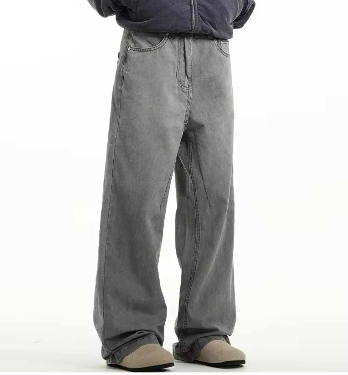 “The Baggy” Gray Denim